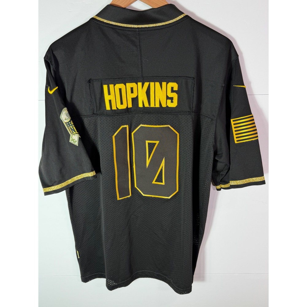 Nike Arizona Cardinals DeAndre Hopkins #10 Salute to Service Jersey Black Gold M